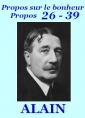 Livre audio: - Propos sur le bonheur Articles 26 _ 39