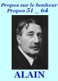 Livre audio: - Propos sur le bonheur Articles 51 _ 64